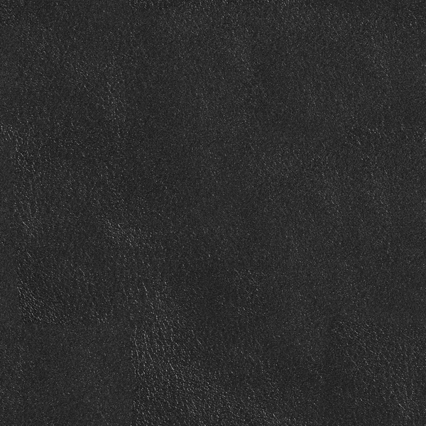 Fundo abstrato de couro preto natural. Textu quadrado sem costura — Fotografia de Stock
