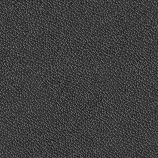 Superfície de textura de couro preto. Fundo quadrado sem costura, telha — Fotografia de Stock