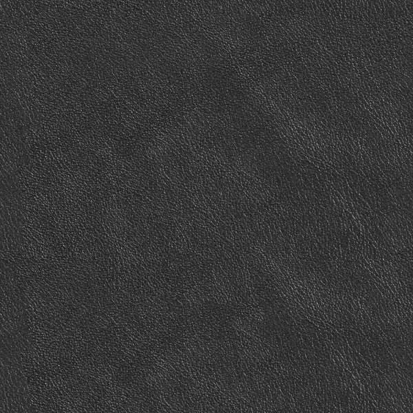 Fundo clássico de couro preto. Textura quadrada sem costura, telha — Fotografia de Stock