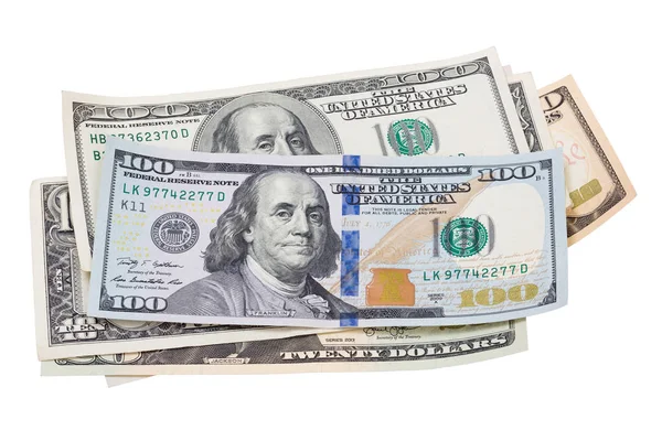 Dollar money on white background. — Stock Photo, Image