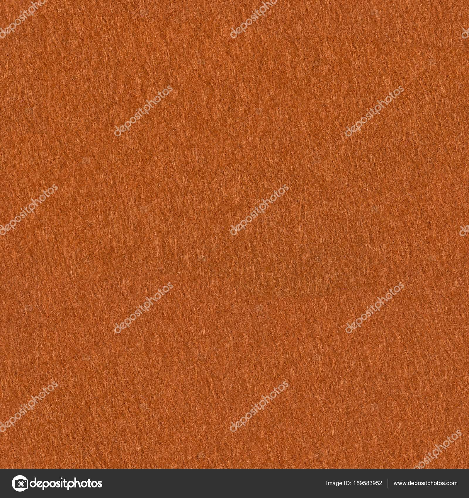 Orange felt fabric texture. Seamless square background, tile rea