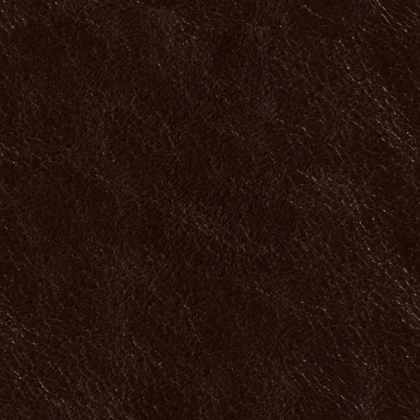 Textura de cuero grunge marrón oscuro natural. Ba cuadrada sin costuras — Foto de Stock