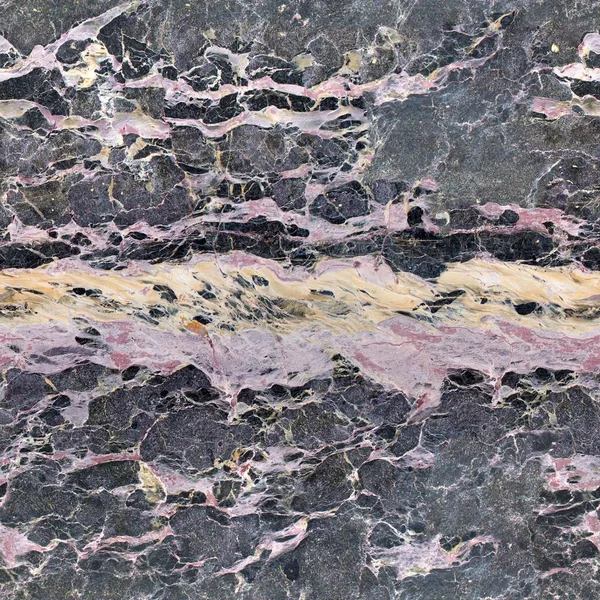 Close up of dark marble. Seamless square background, tile ready.