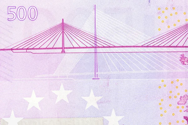 Makro obrazu banknotu euro. — Zdjęcie stockowe