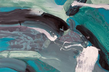 Çok ilginç soyut resim. Petrol resim. 