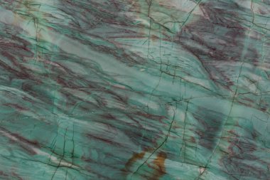 Yeşil doğal kuvarsit yüzey dokusu.