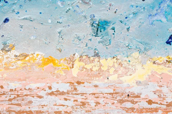 Abstrato azul onda mar arte pintura close-up . — Fotografia de Stock
