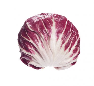 Tam boy kontrastlı Radicchio salata.