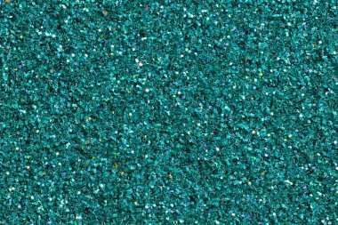 Arka plan ile parlak parlayan turkuaz.