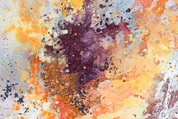 Soyut arka plan boyalı. Soyut sanat arka plan. Renkli metin