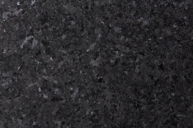 Siyah sorunsuz granit doku. Yakın çekim fotoğraf. 