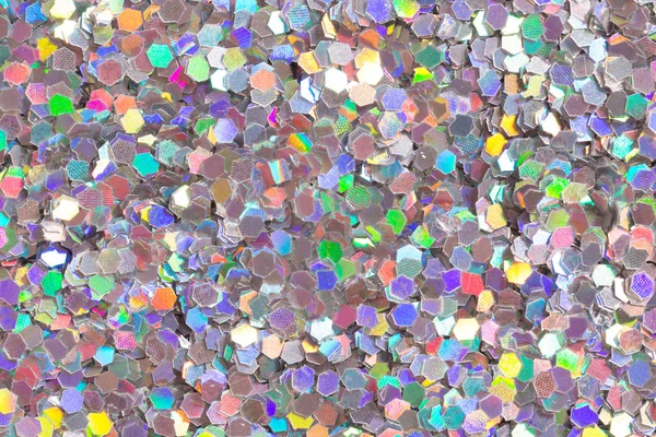 Light colourful background with glitter confetti. — Stock Photo, Image