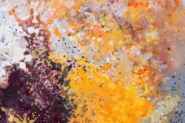 soyut sanat - el boyalı tuval. 