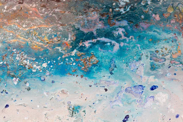 Pittura ad olio del mare, onde del mare. Sfondo astratto . — Foto Stock