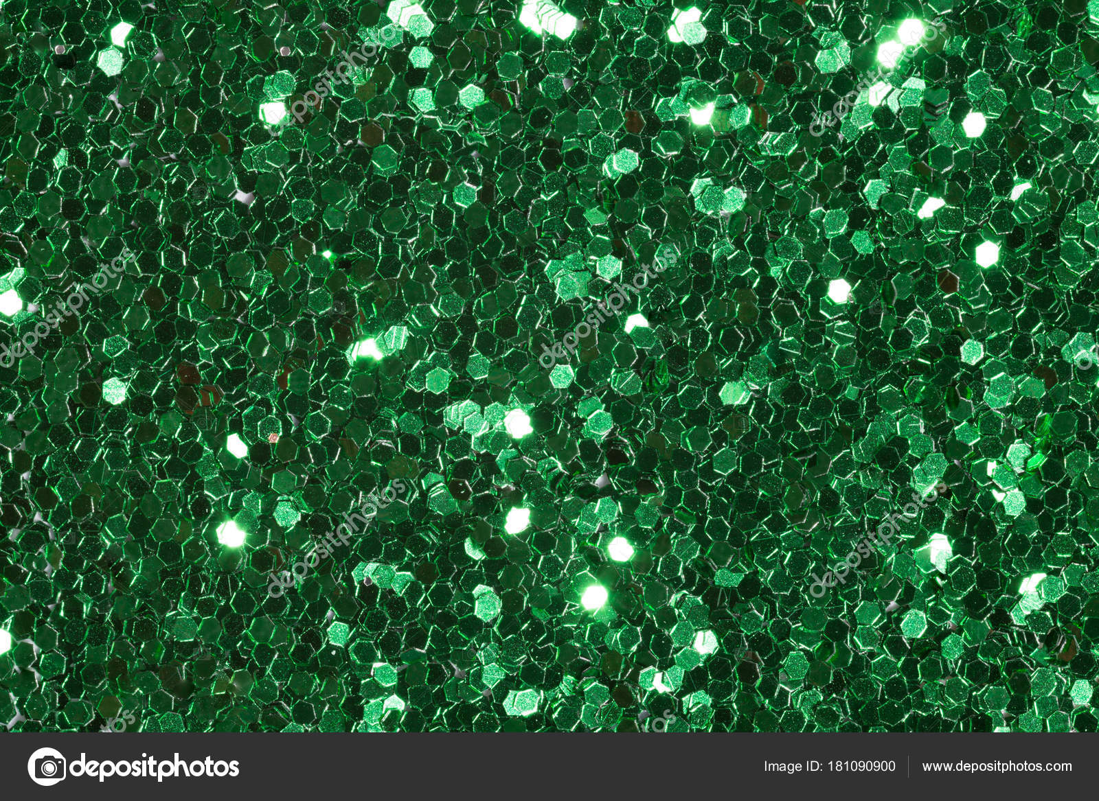 Green Background With Contrast And Glitter Stock Photo C Yamabikay