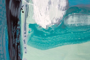 Yeşil suluboya soyut el boyalı arka plan. 