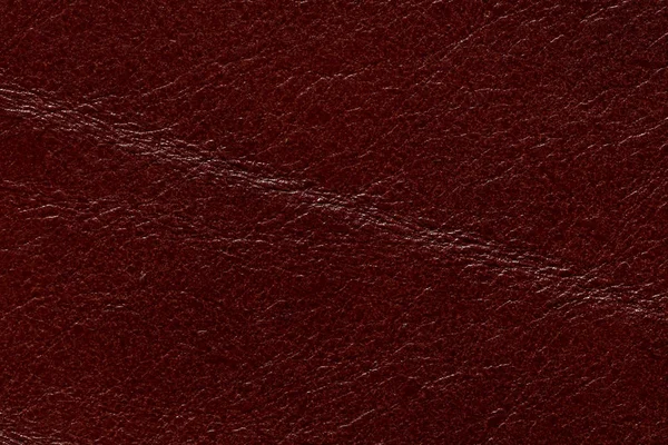 Textura de cuero brillante con contraste de superficie roja oscura . — Foto de Stock