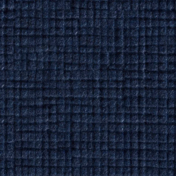 Contrast relief paper texture in dark blue hue. Seamless square — Stock Photo, Image