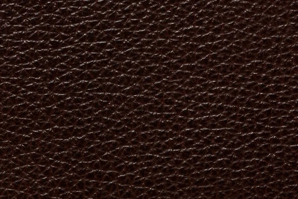 Stylish leather texture in dark brown tone. — Stock Photo, Image