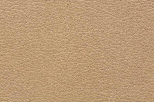 Klasický kožený textura v Perfektivní béžové barvě. — Stock fotografie