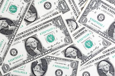 Bir Amerikan doları arka planı. Para dokusu. İş kavramı.