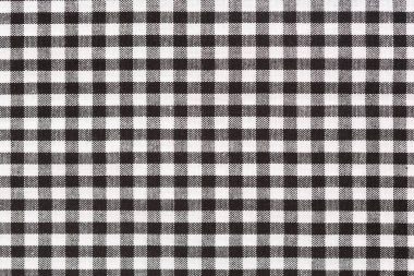 Siyah beyaz masa örtüsü deseni. Yüksek çözünürlüklü yüksek kaliteli doku..