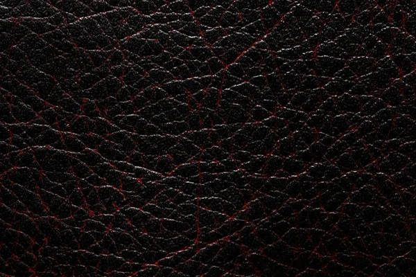 Diepe donkere dermatine achtergrond. Hoge kwaliteit textuur in extreem hoge resolutie. — Stockfoto