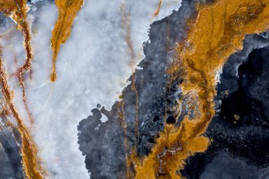 Açık mavi, gri, beyaz, siyah, kahverengi, turuncu çizgileri olan oniks arkaplan.