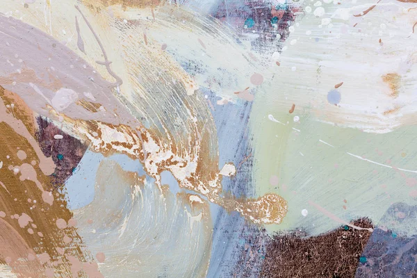Abstract schilderen. Hedendaagse kunst. Kleurrijk doek. Waterverfdruppels. — Stockfoto