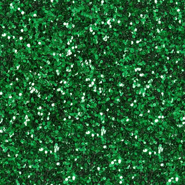 Green glitter texture close-up. Abstract background. Seamless square texture.