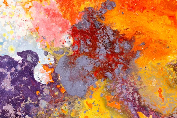 Abstract schilderen kleur textuur. Heldere artistieke achtergrond, close up. — Stockfoto