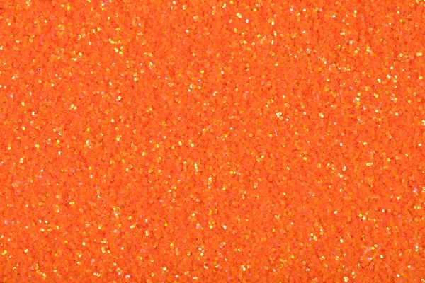 Lyxig glitter konsistens i orange färg, din nya bakgrund för ditt personliga designarbete. — Stockfoto