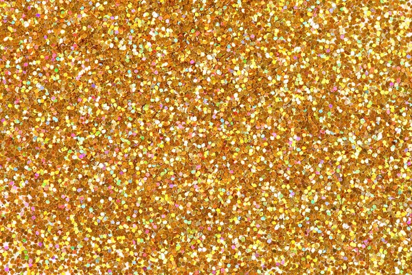 Detaillierte Textur der goldglänzenden Stauboberfläche in extrem hoher Auflösung. — Stockfoto