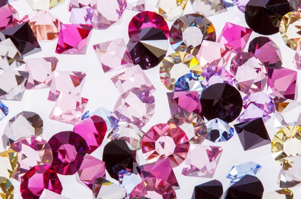 Lovely real colorful gems collection. High quality texture in extremely high resolution. — Stock Photo, Image