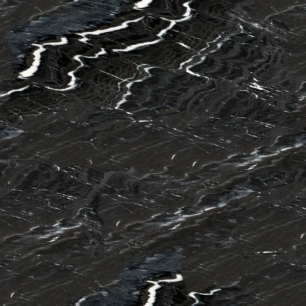Absztrakt természetes márvány fekete-fehér. Zökkenőmentes négyzet háttér, csempe kész. — Stock Fotó