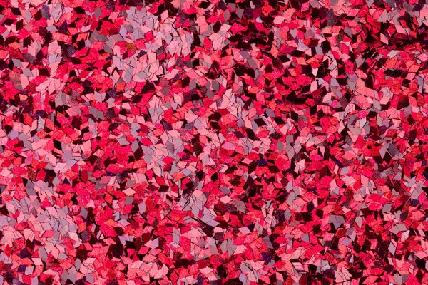 Fond brillant contrasté, nouvelle texture holographique rouge paillettes pour votre style unique . — Photo