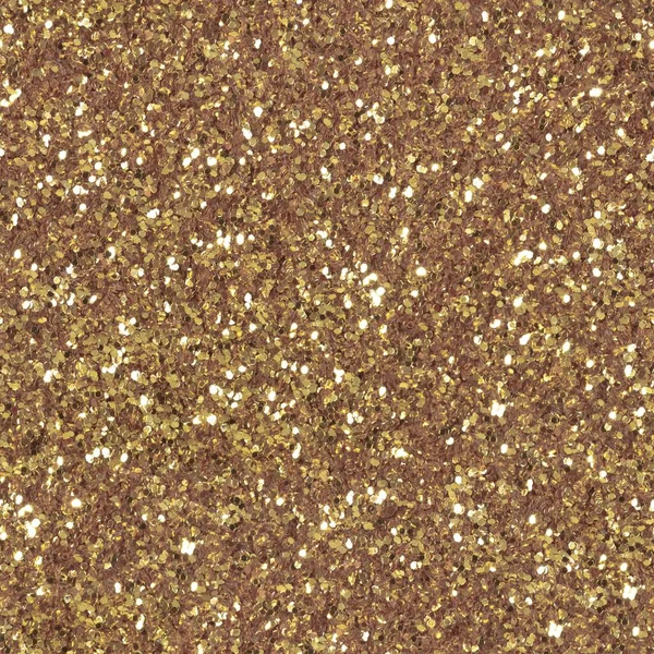 Bakgrund fylld med glänsande guld glitter. Lågt kontrastfoto. Sömlös fyrkantig textur. Kakel klar. — Stockfoto