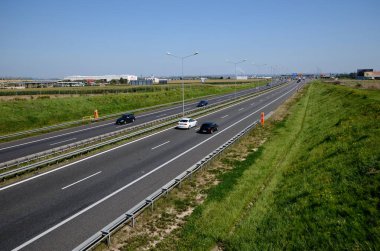 Otoyol A4 Gliwice Polonya yakınındaki
