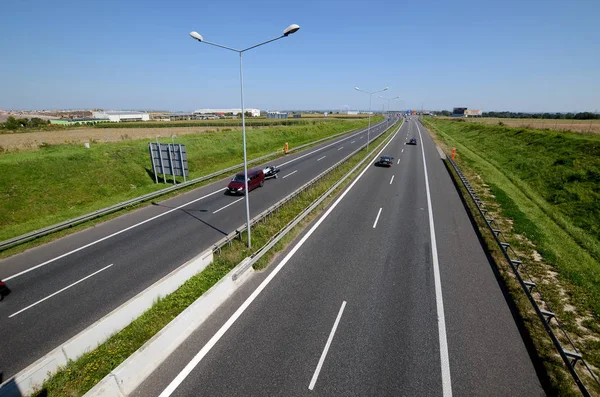 Autobahn Bei Gleiwitz Polen Region Schlesien — Stockfoto