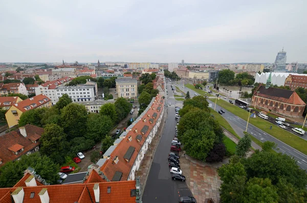 Szczecin Polonya görünümünü — Stok fotoğraf