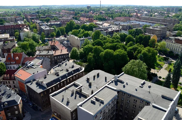 Utsikt över i Gliwice i Polen — Stockfoto