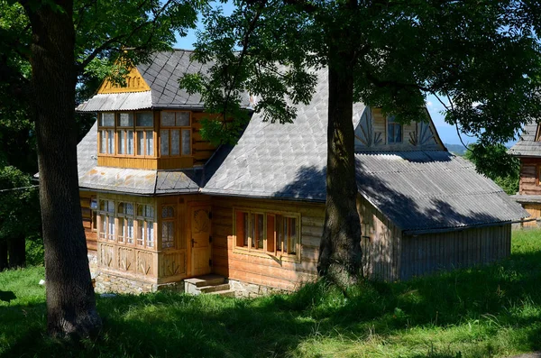 Ancienne Maison Bois Dans Les Montagnes Tatras Pologne — Photo