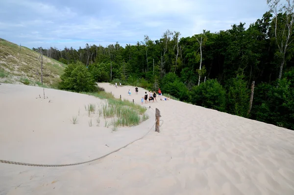 Kum tepeleri Polonya Slowinski Milli Parkı