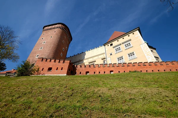 Hrad Krakově Polsko Wawel — Stock fotografie