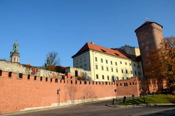 Hrad Krakově Polsko Wawel — Stock fotografie