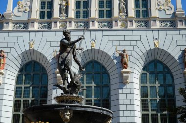 Neptün ün çeşme, Gdansk, Polonya