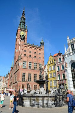 Neptün ün çeşme, Gdansk, Polonya