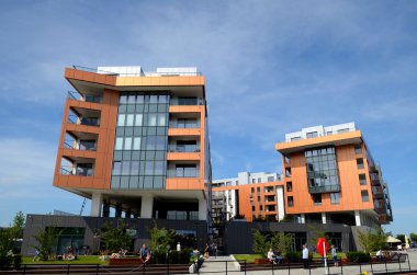 Polonya, Gdansk, apartmanlar, 8 Ağustos 2017