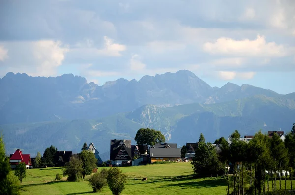 Village Dans Les Montagnes Tatra Pologne — Photo