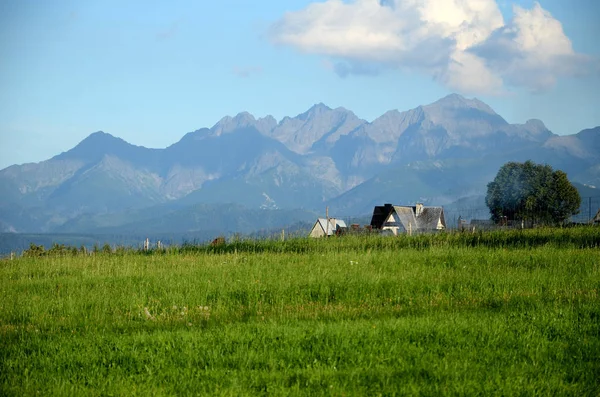 Village Dans Les Montagnes Tatra Pologne — Photo